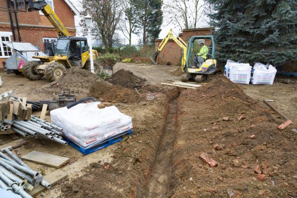 Drainage Ditch Digging in Greensboro