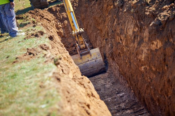 Ditch Cutting in Greensboro
