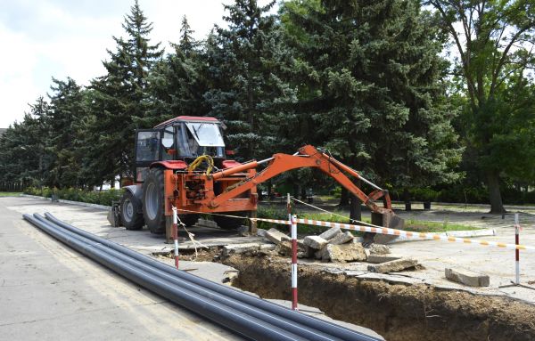 Sewer Line Excavation in Greensboro