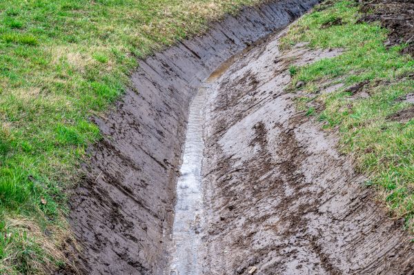 Drainage Ditch Excavation in Greensboro