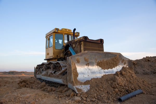 Bulldozer Land Grading in Greensboro