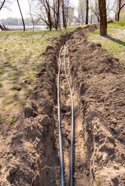 Irrigation Trenching in Greensboro