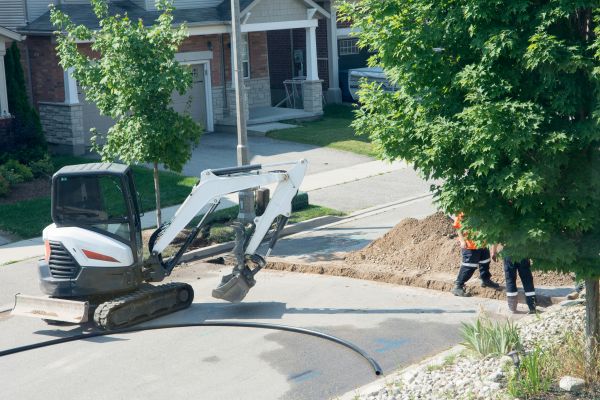 Electrical Line Trenching in Greensboro
